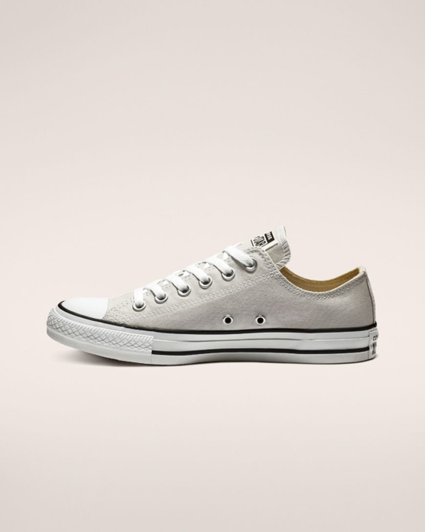 Light Grey Converse Chuck Taylor All Star Classic Women's Low Top Shoes | ME78L5K93