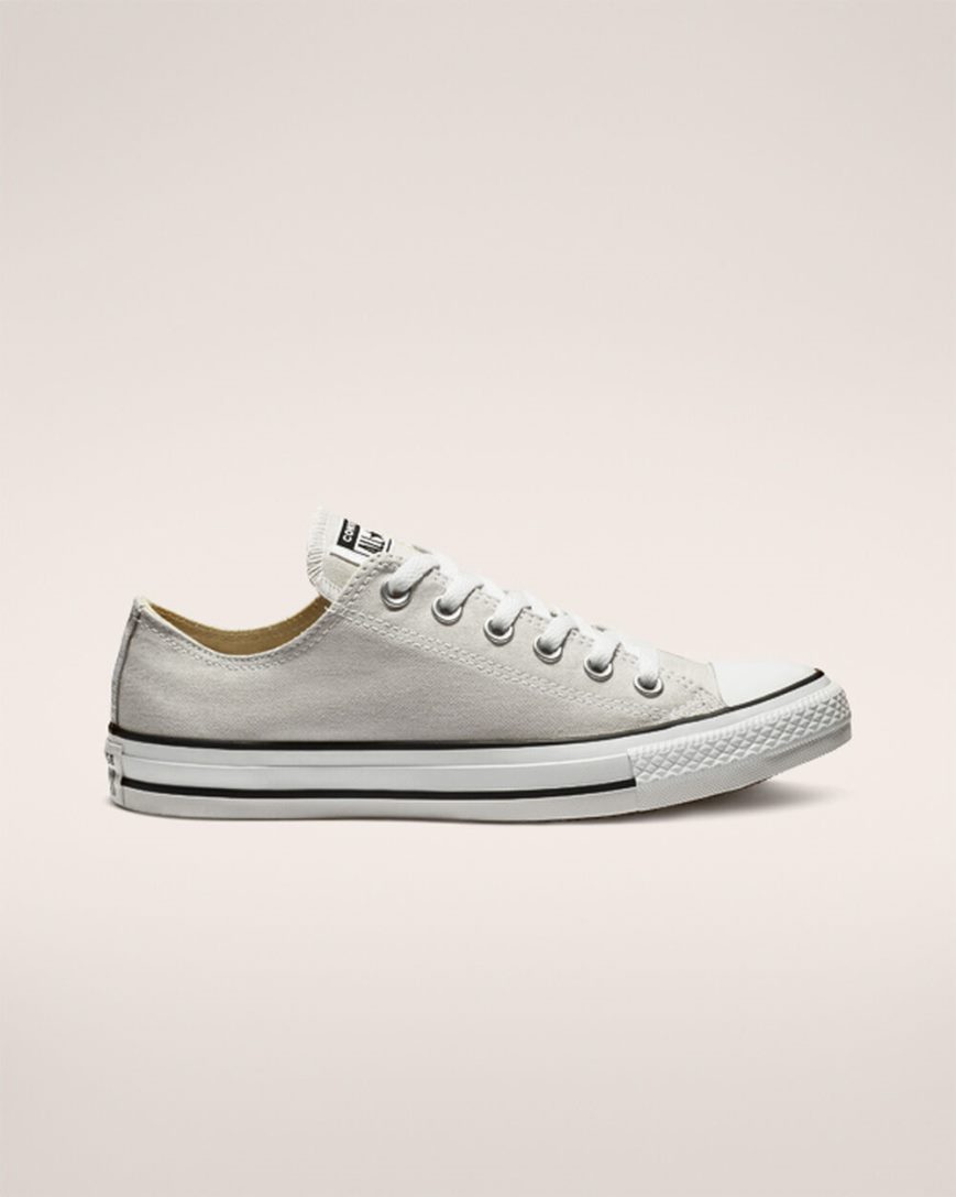 Light Grey Converse Chuck Taylor All Star Classic Women\'s Low Top Shoes | ME78L5K93