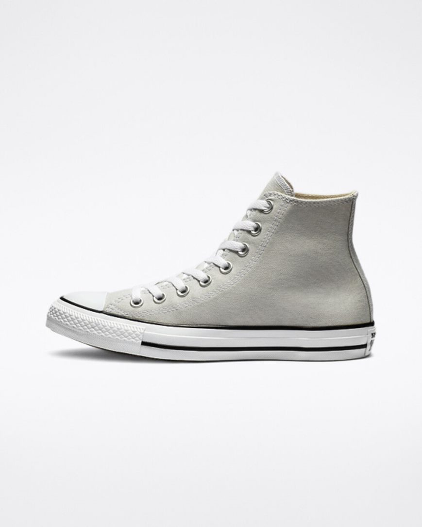 Light Grey Converse Chuck Taylor All Star Classic Women's High Top Shoes | UV5I9KL41