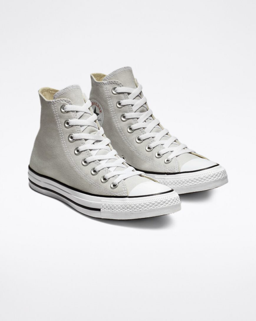 Light Grey Converse Chuck Taylor All Star Classic Women's High Top Shoes | UV5I9KL41