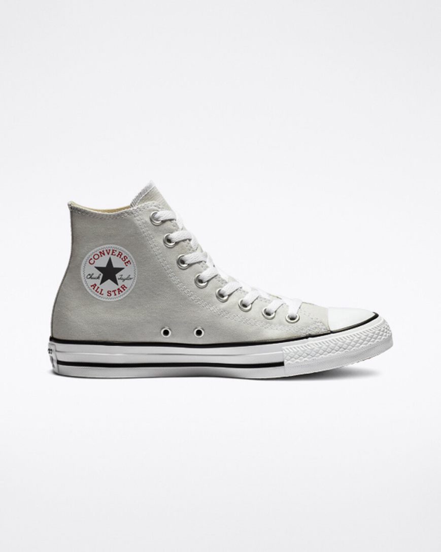 Light Grey Converse Chuck Taylor All Star Classic Women\'s High Top Shoes | UV5I9KL41