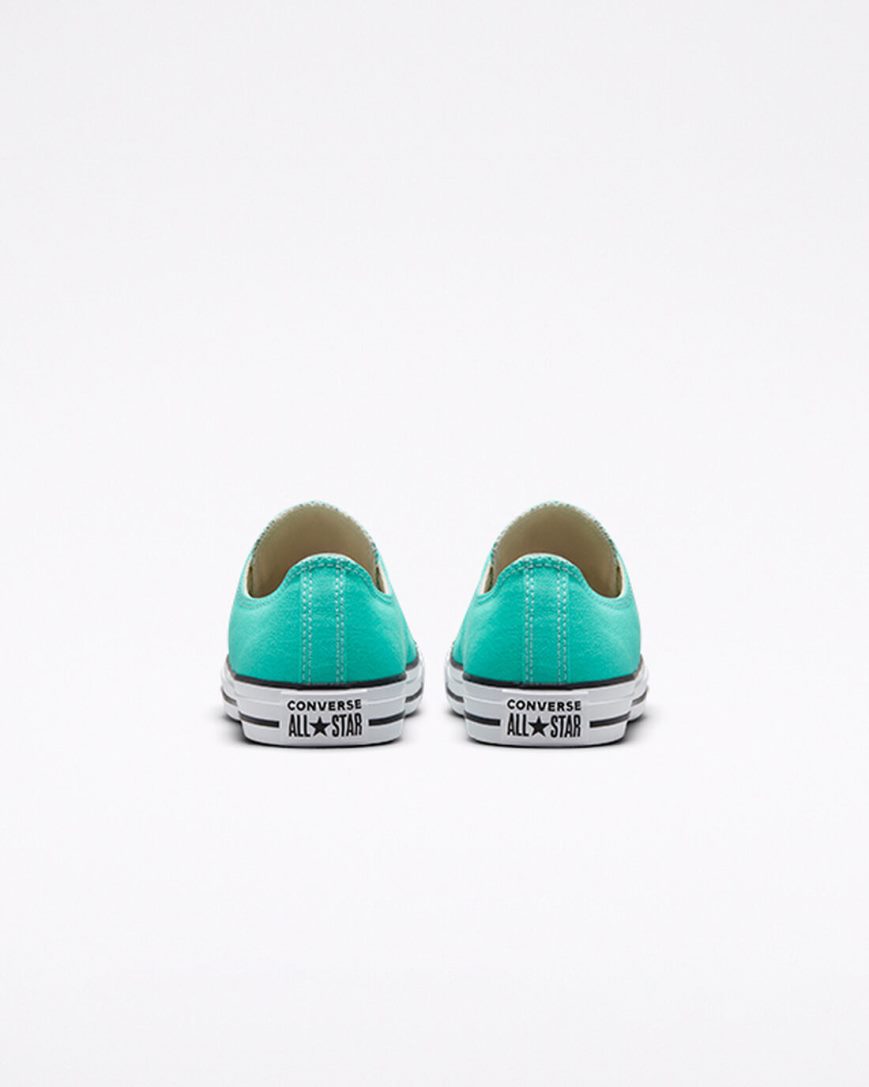 Light Turquoise Converse Chuck Taylor All Star Seasonal Color Men's Low Top Shoes | YU1I8L45K