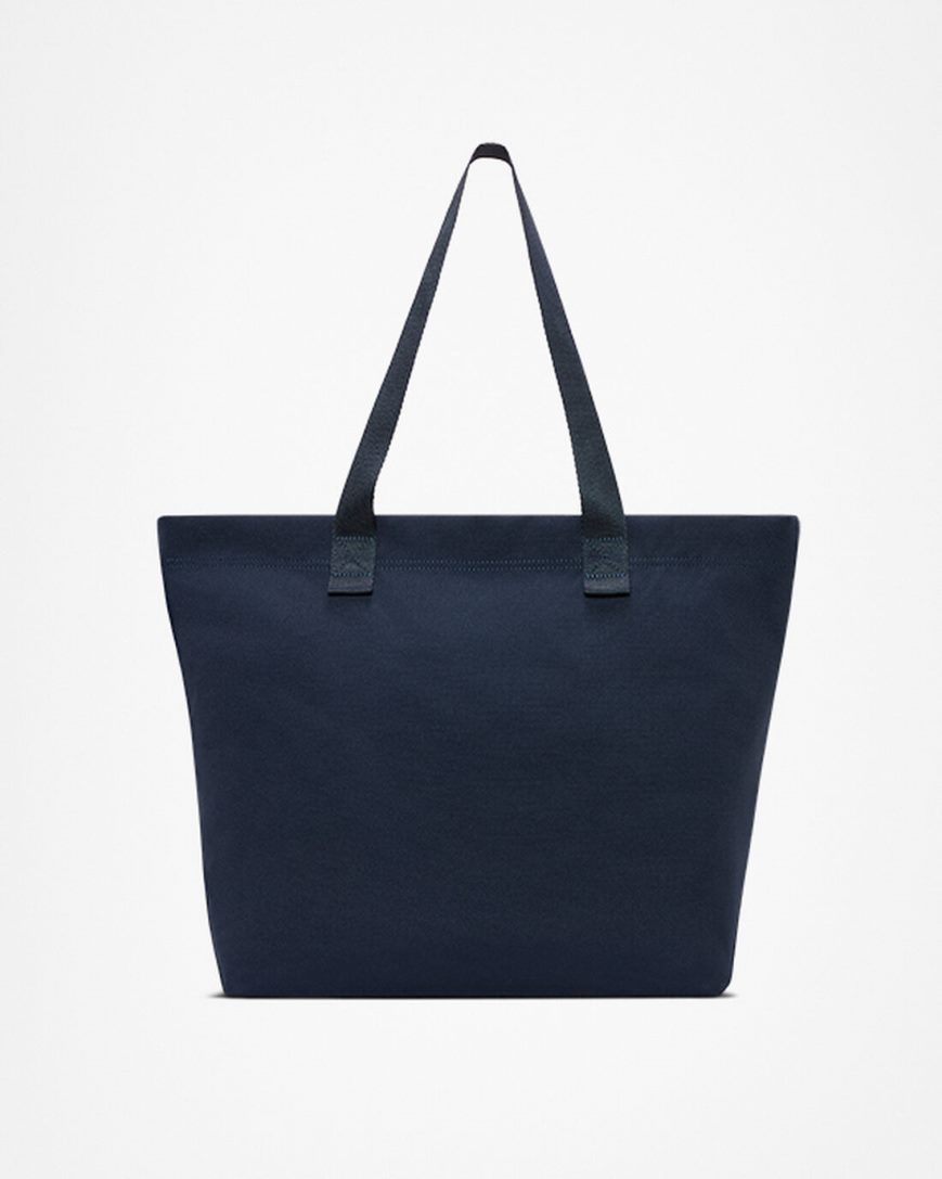 Navy Converse Canvas Sneaker Graphic Tote Women's Bags | RTL148359