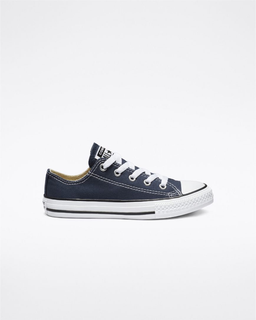 Navy Converse Chuck Taylor All Star Classic Boys\' Low Top Shoes | HG9I4K83L