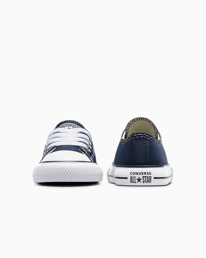 Navy Converse Chuck Taylor All Star Classic Boys' Low Top Shoes | PA45718LI