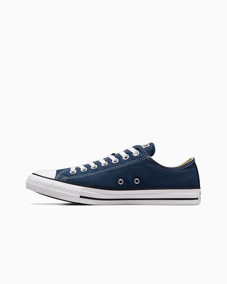 Navy Converse Chuck Taylor All Star Classic Men's Low Top Shoes | TD4I89715