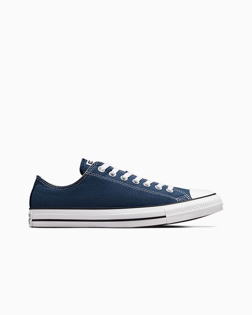 Navy Converse Chuck Taylor All Star Classic Men\'s Low Top Shoes | TD4I89715