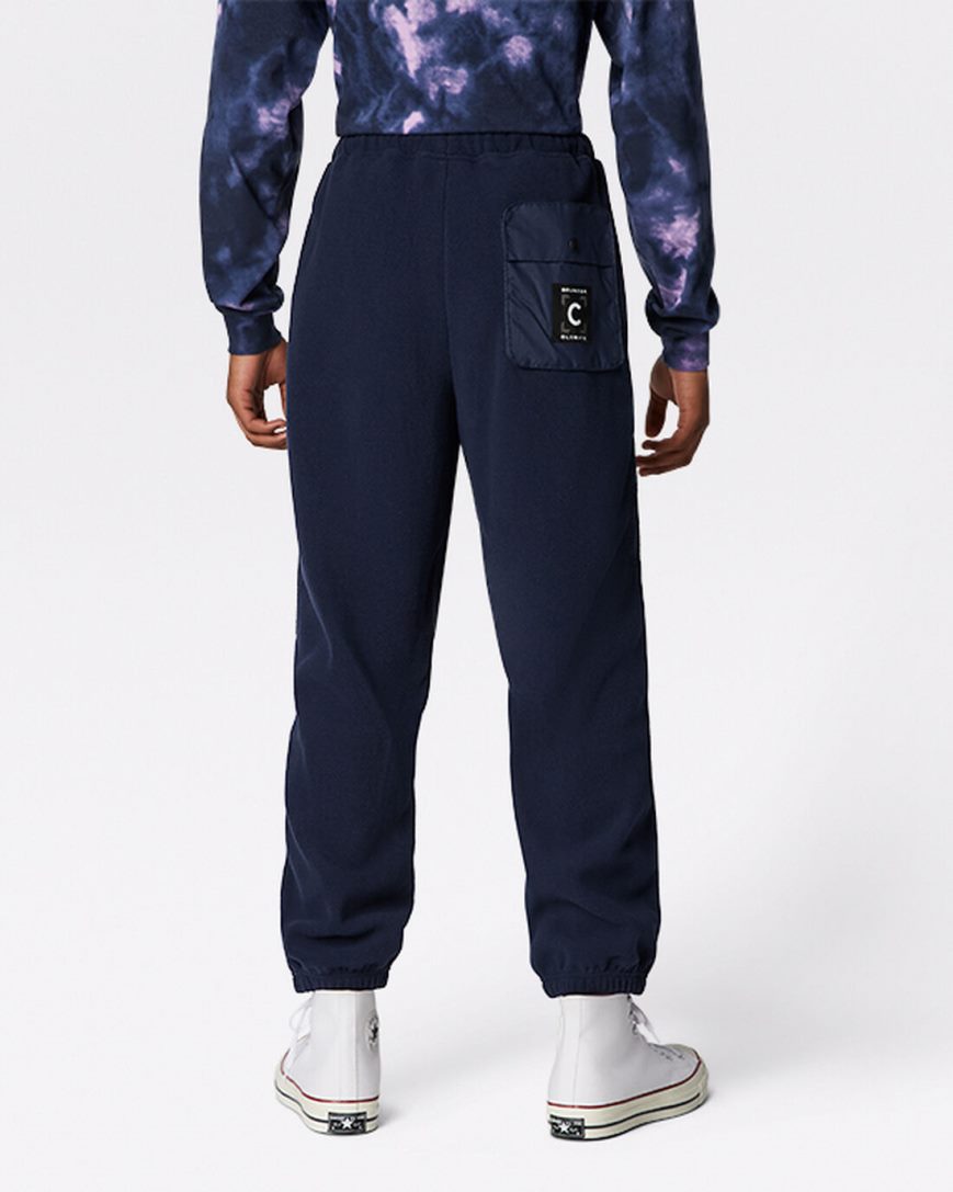 Obsidian Converse Counter Climate Fleece Men's Pants | AOL847IK3