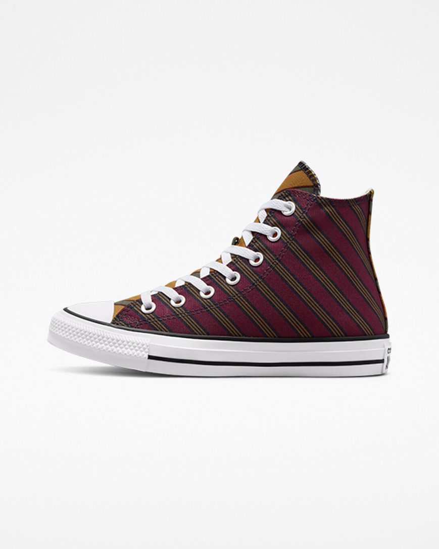 Obsidian / Deep Burgundy Converse Chuck Taylor All Star Twisted Classics Women's High Top Shoes | EWIK731L9