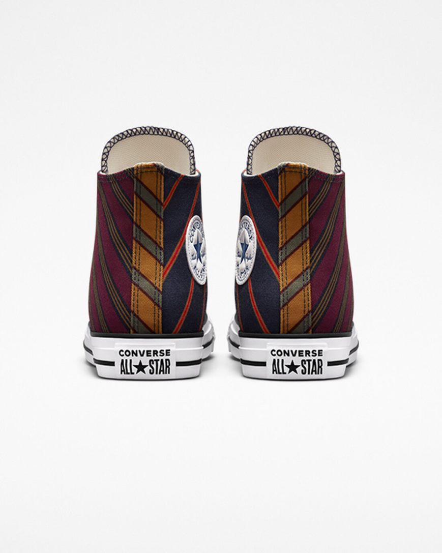 Obsidian / Deep Burgundy Converse Chuck Taylor All Star Twisted Classics Women's High Top Shoes | EWIK731L9