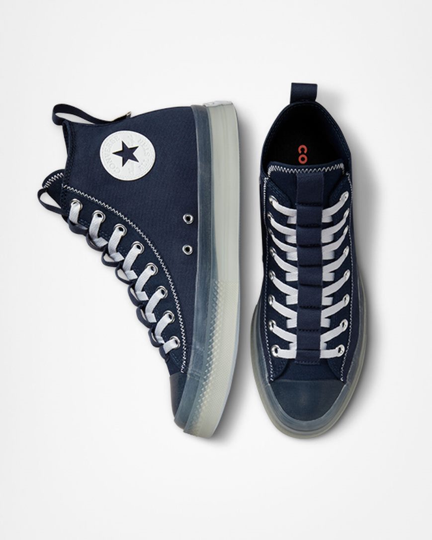 Obsidian / White Converse Chuck Taylor All Star CX Explore Men's High Top Shoes | KN94K5713