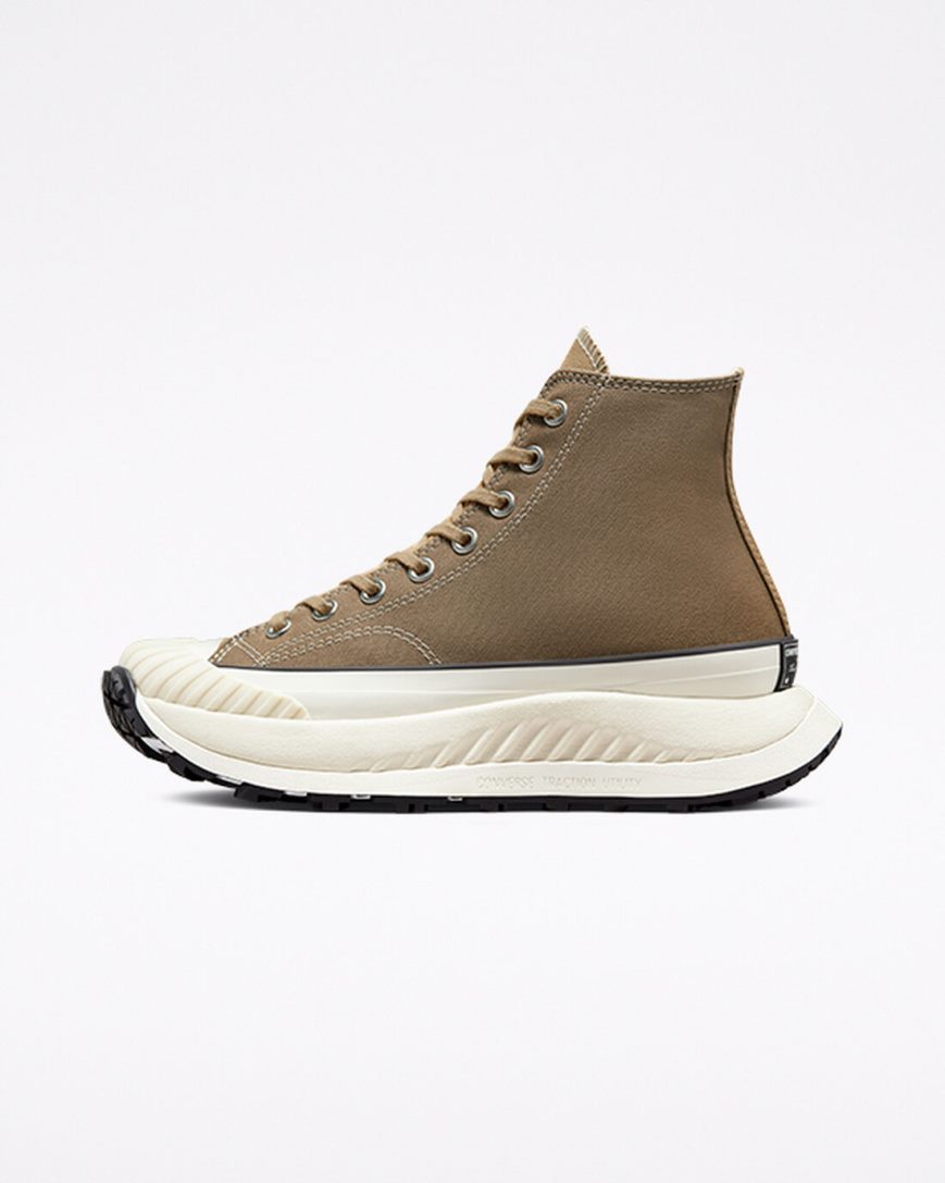 Olive / Black Converse Chuck 70 AT-CX Women's High Top Shoes | IL159K47L