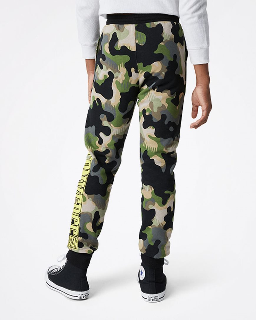 Olive Converse Camo Boys' Jogger | DO79K5483