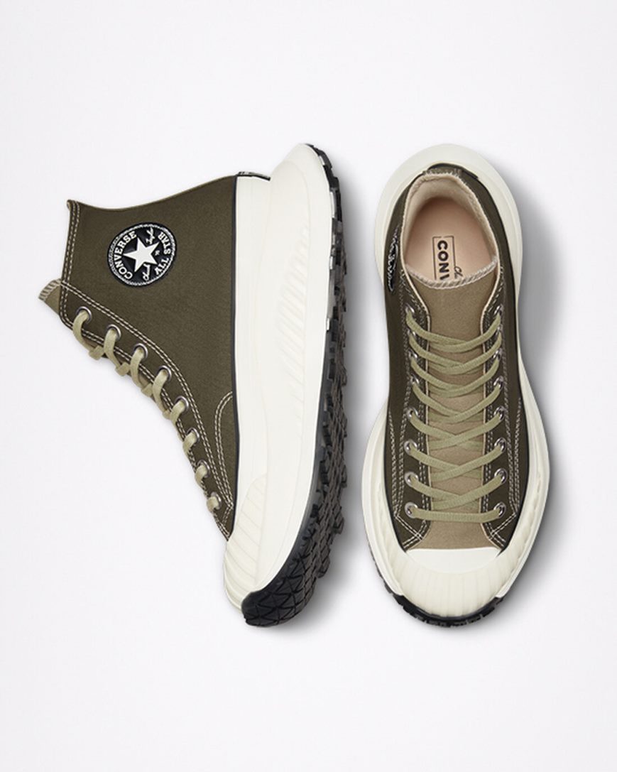 Olive Converse Chuck 70 AT-CX Men's High Top Shoes | HL15K84I9