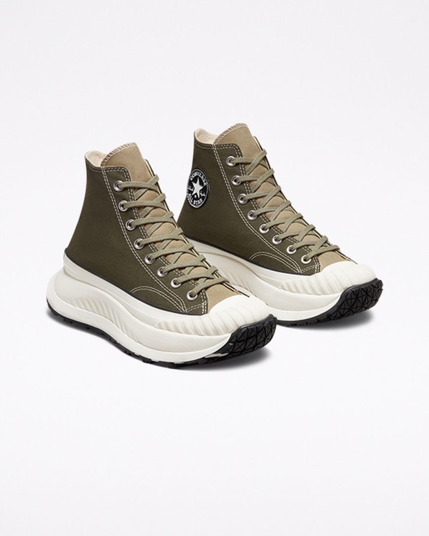 Olive Converse Chuck 70 AT-CX Men's High Top Shoes | HL15K84I9