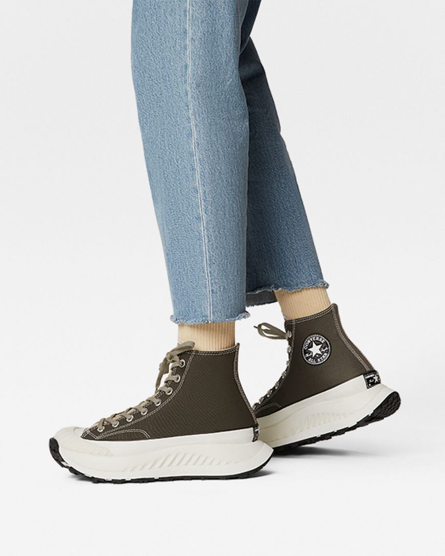 Olive Converse Chuck 70 AT-CX Men's High Top Shoes | HL15K84I9