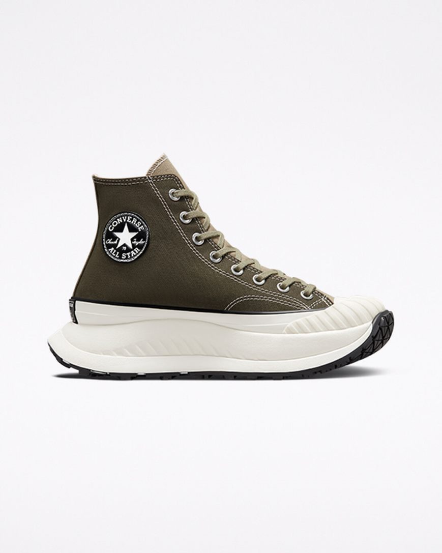 Olive Converse Chuck 70 AT-CX Men\'s High Top Shoes | HL15K84I9