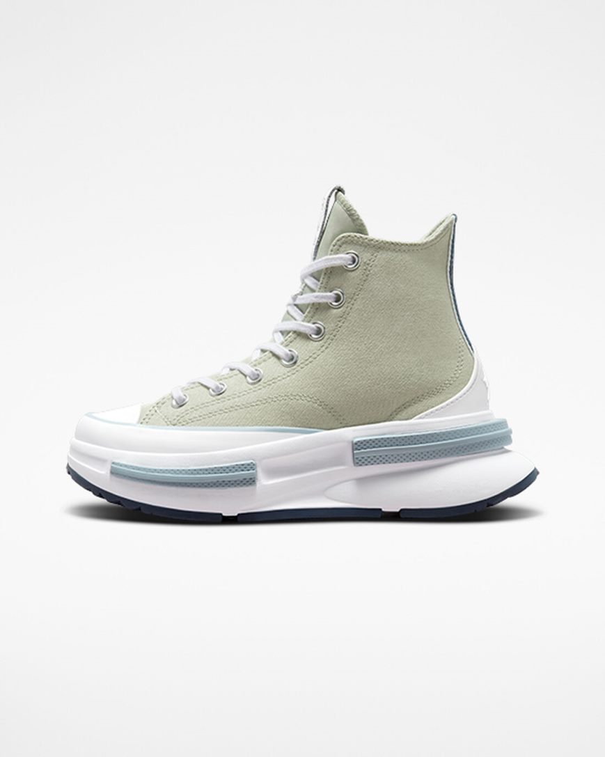 Olive Converse Run Star Legacy CX Men's High Top Shoes | NY9L8173K