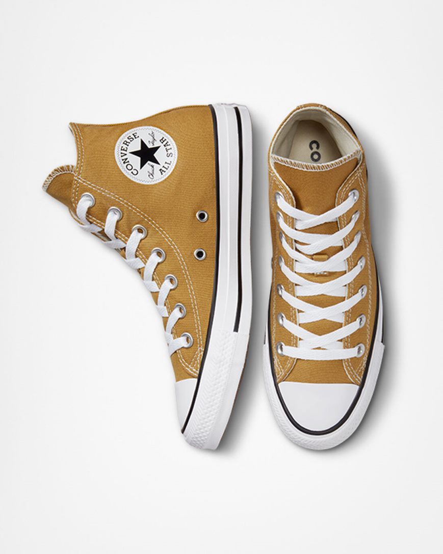 Orange Converse Chuck Taylor All Star Seasonal Color Women's High Top Shoes | FB51LK847