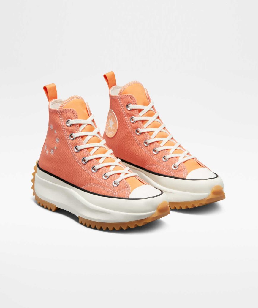 Orange Converse Run Star Hike Women's High Top Shoes | QS31KIL48