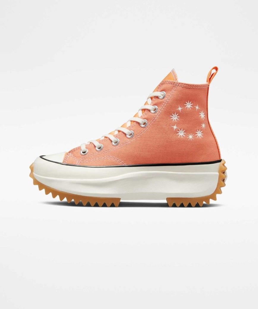 Orange Converse Run Star Hike Women's High Top Shoes | QS31KIL48