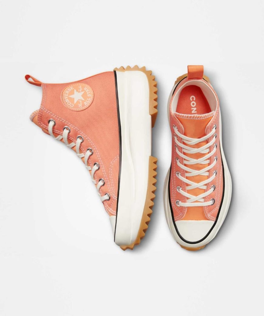 Orange Converse Run Star Hike Women's High Top Shoes | QS31KIL48