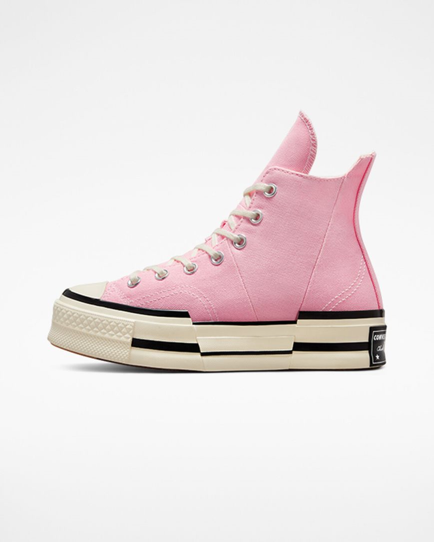 Orange Pink Converse Chuck 70 Plus Women's High Top Shoes | KI3L47KI8