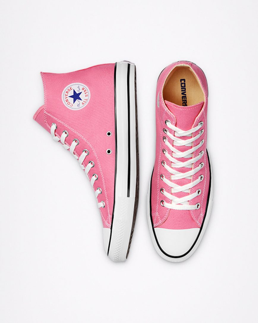 Pink Converse Chuck Taylor All Star Classic Men's High Top Shoes | PJ5ILK784