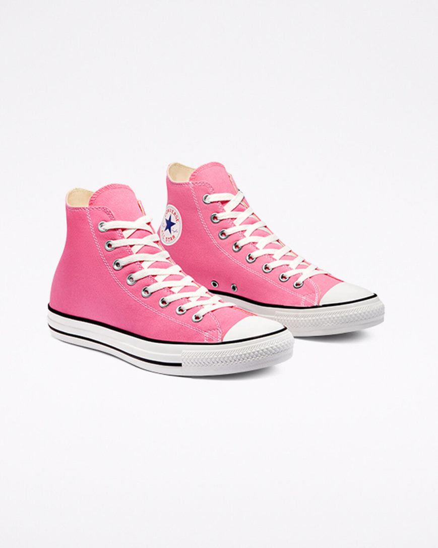 Pink Converse Chuck Taylor All Star Classic Men's High Top Shoes | PJ5ILK784