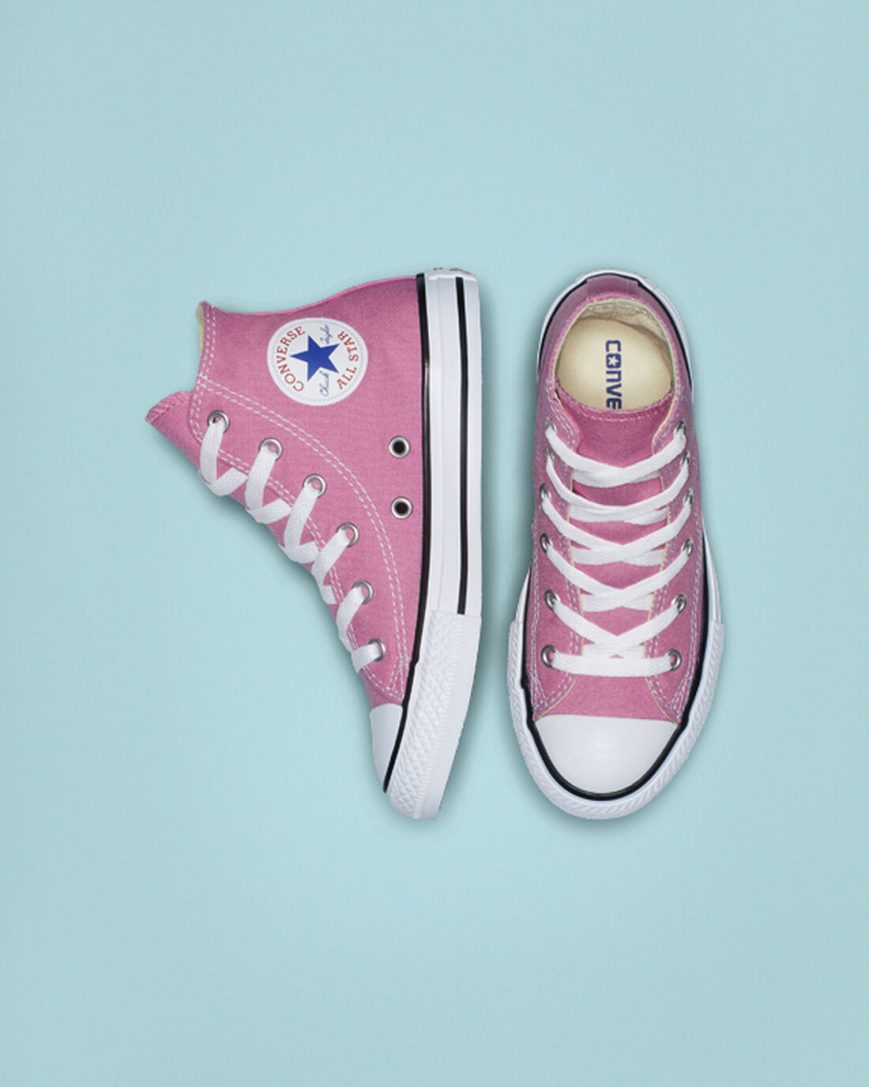 Pink Converse Chuck Taylor All Star Classic Girls' High Top Shoes | YA9I18357