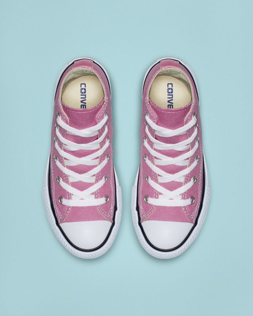 Pink Converse Chuck Taylor All Star Classic Girls' High Top Shoes | YA9I18357