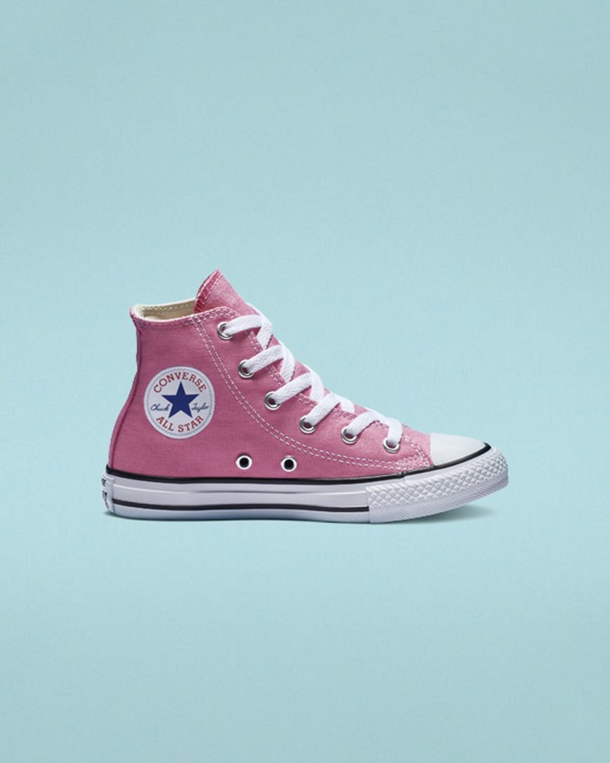 Pink Converse Chuck Taylor All Star Classic Girls\' High Top Shoes | YA9I18357