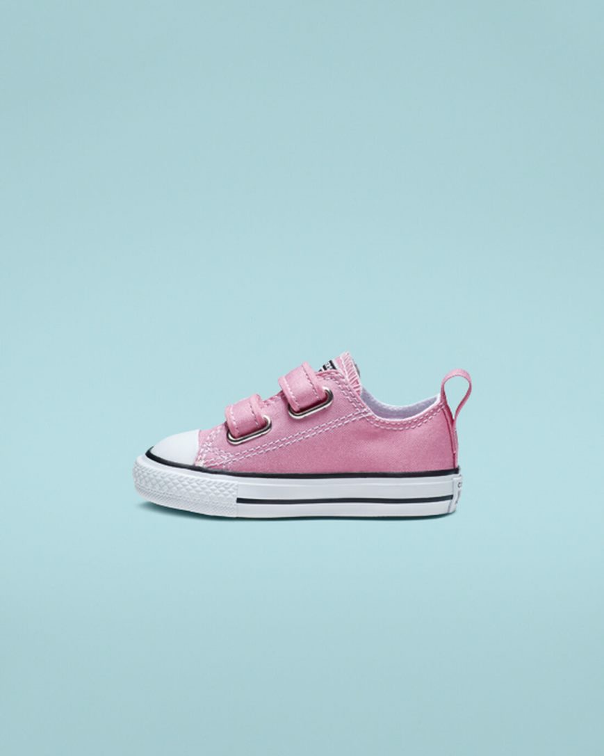 Pink Converse Chuck Taylor All Star Easy-On Girls' Low Top Shoes | IS783K14L