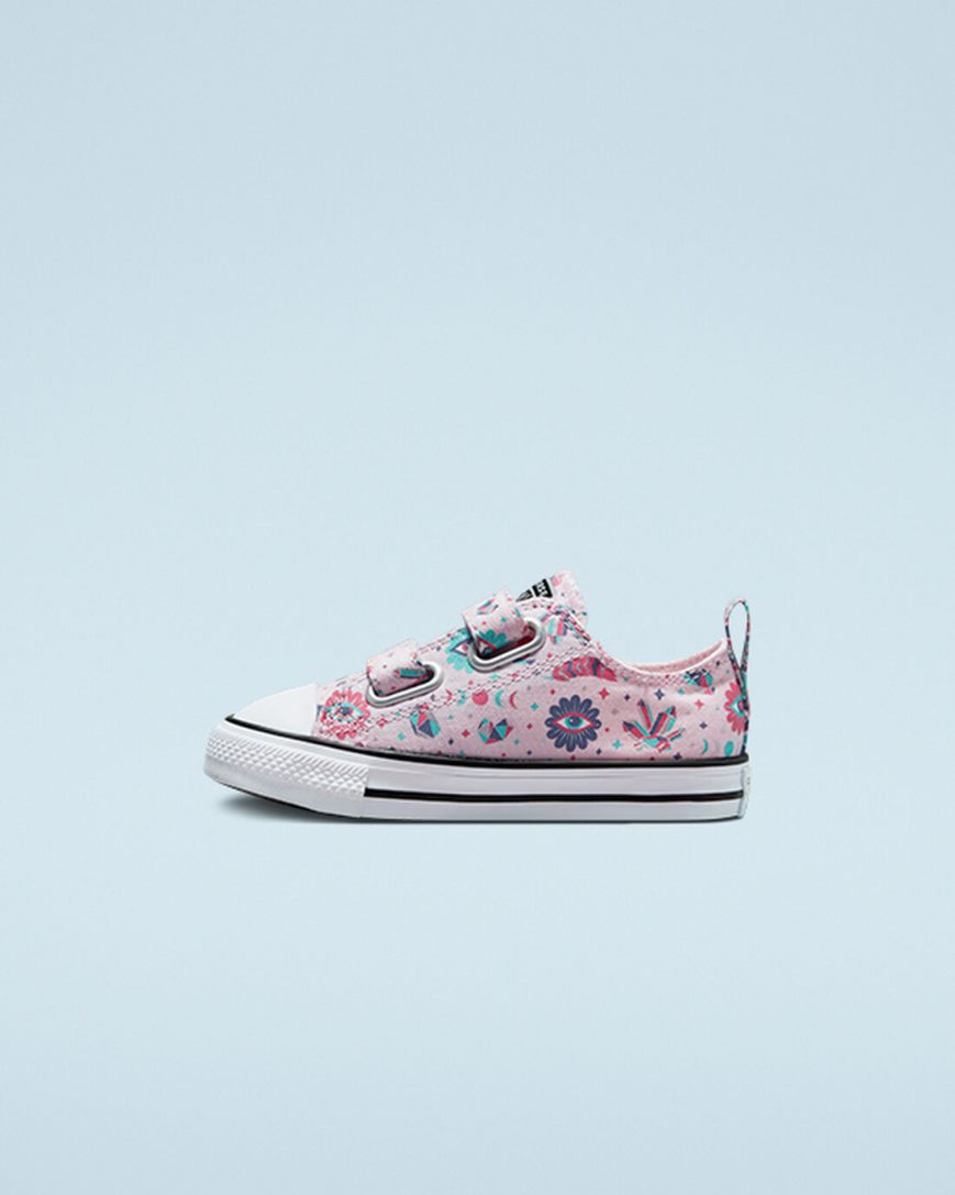 Pink Converse Chuck Taylor All Star Easy-On Mystic Gems Boys' Low Top Shoes | XE395KIL8