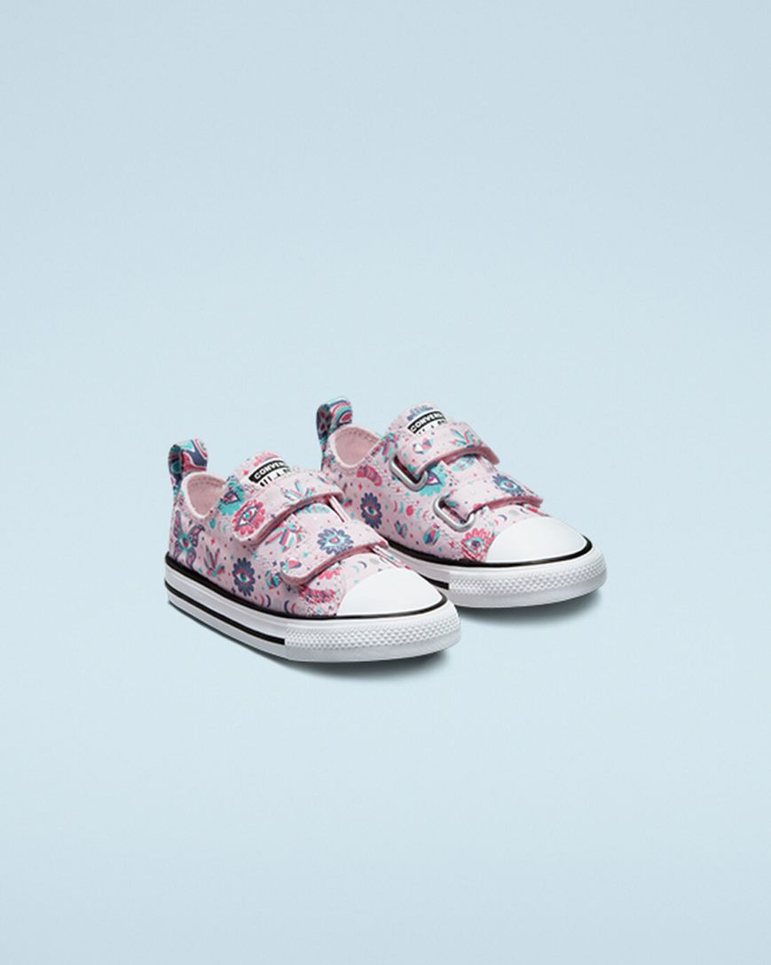 Pink Converse Chuck Taylor All Star Easy-On Mystic Gems Boys' Low Top Shoes | XE395KIL8