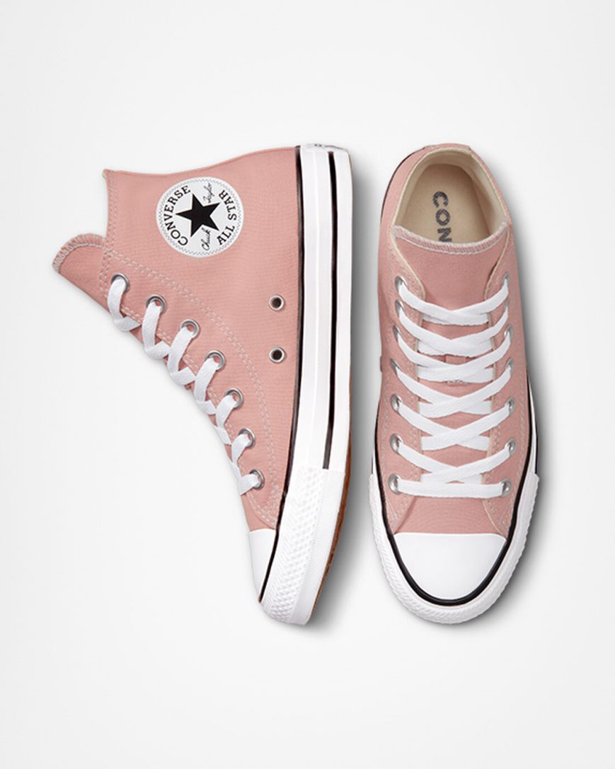 Pink Converse Chuck Taylor All Star Seasonal Color Men's High Top Shoes | BMI4L381K