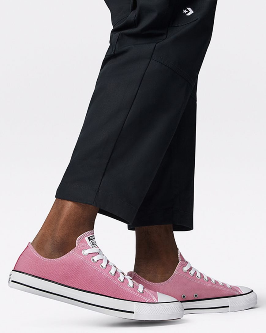 Pink Converse Chuck Taylor All Star Seasonal Color Men's Low Top Shoes | CGK57L138