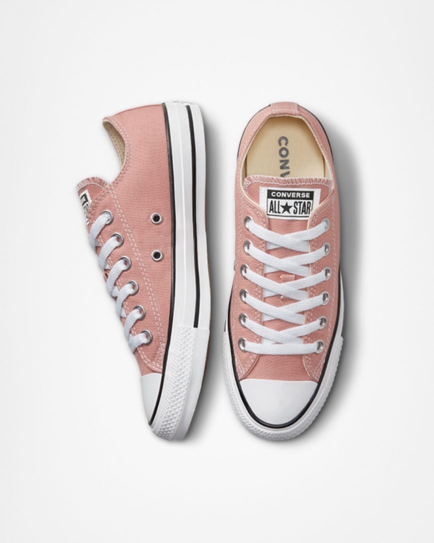 Pink Converse Chuck Taylor All Star Seasonal Color Men's Low Top Shoes | ES5LK3741