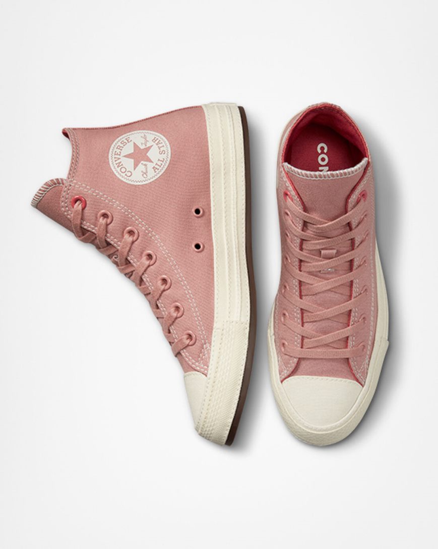 Pink Converse Chuck Taylor All Star Tonal Canvas Women's High Top Shoes | TL739K1L4