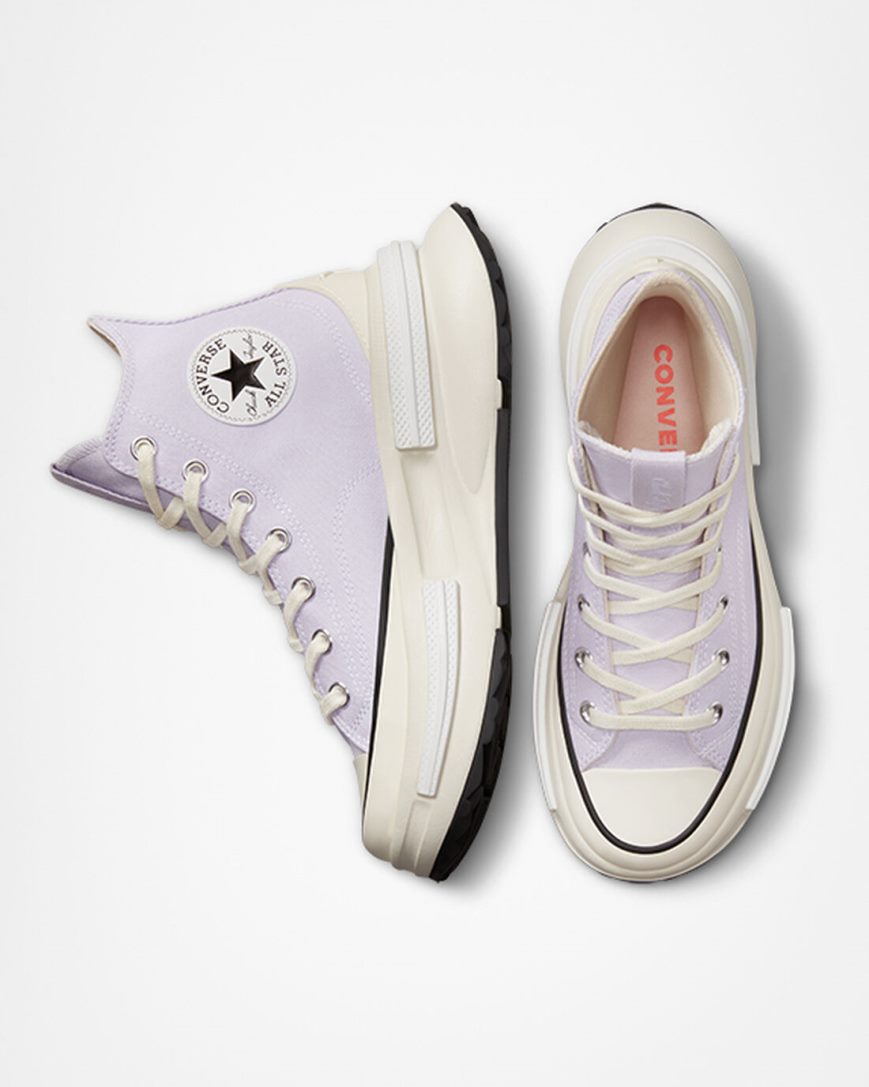 Purple / Black Converse Run Star Legacy CX Women's High Top Shoes | QNK45I871