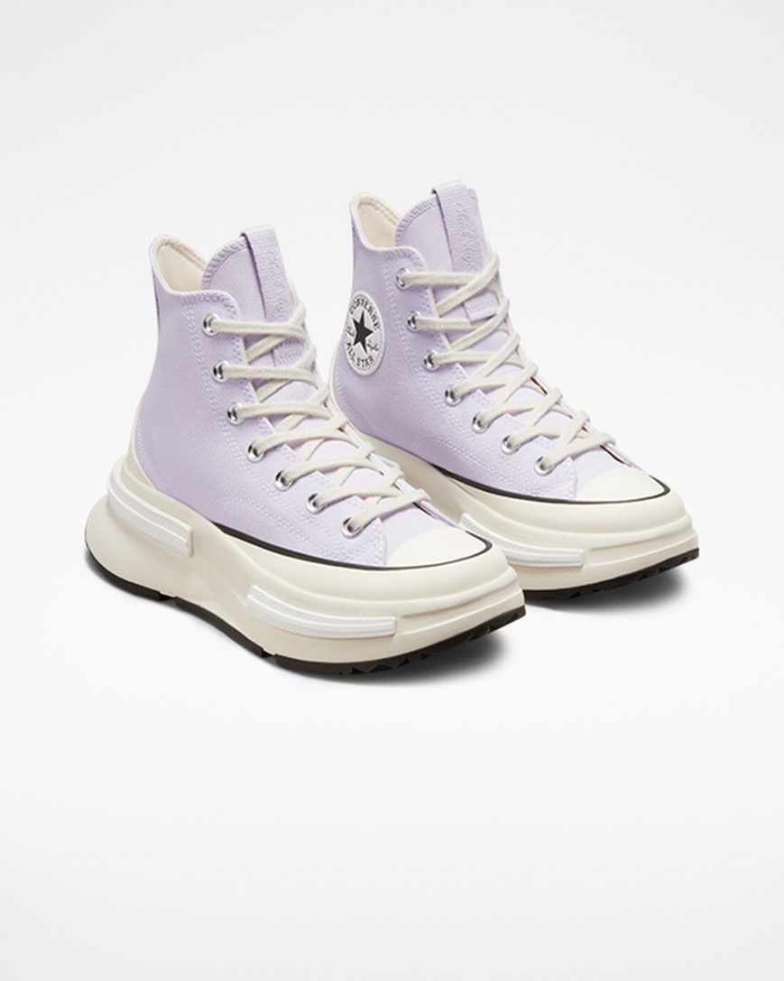 Purple / Black Converse Run Star Legacy CX Women's High Top Shoes | QNK45I871