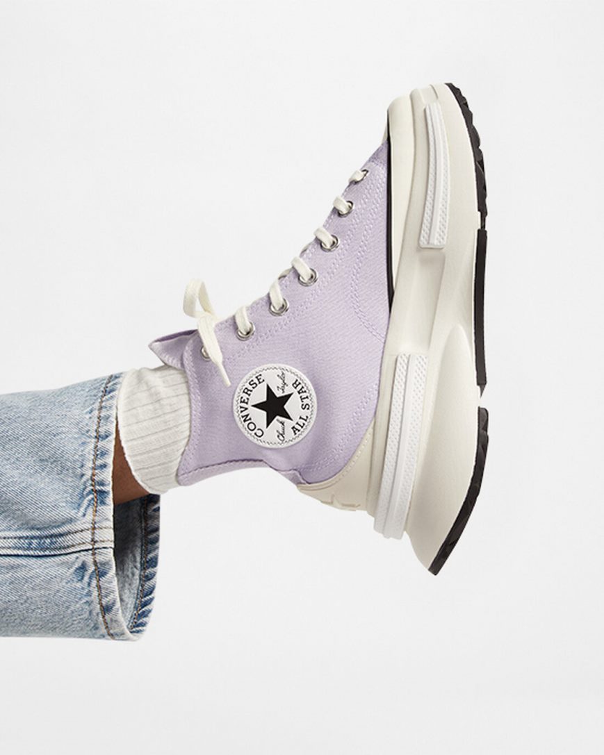 Purple / Black Converse Run Star Legacy CX Women's High Top Shoes | QNK45I871