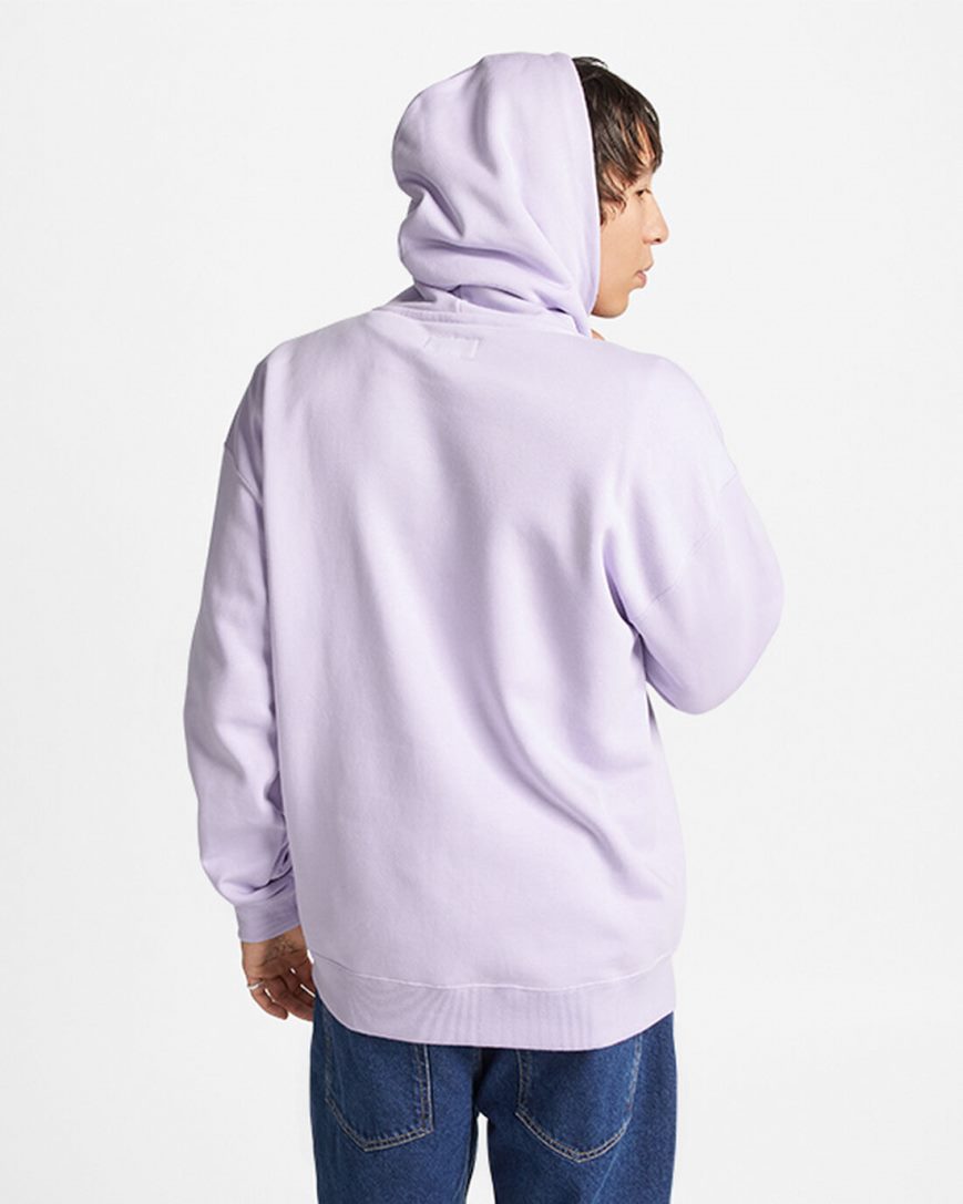 Purple Converse CONS Fleece Pullover Men's Hoodie | AC9IL7834