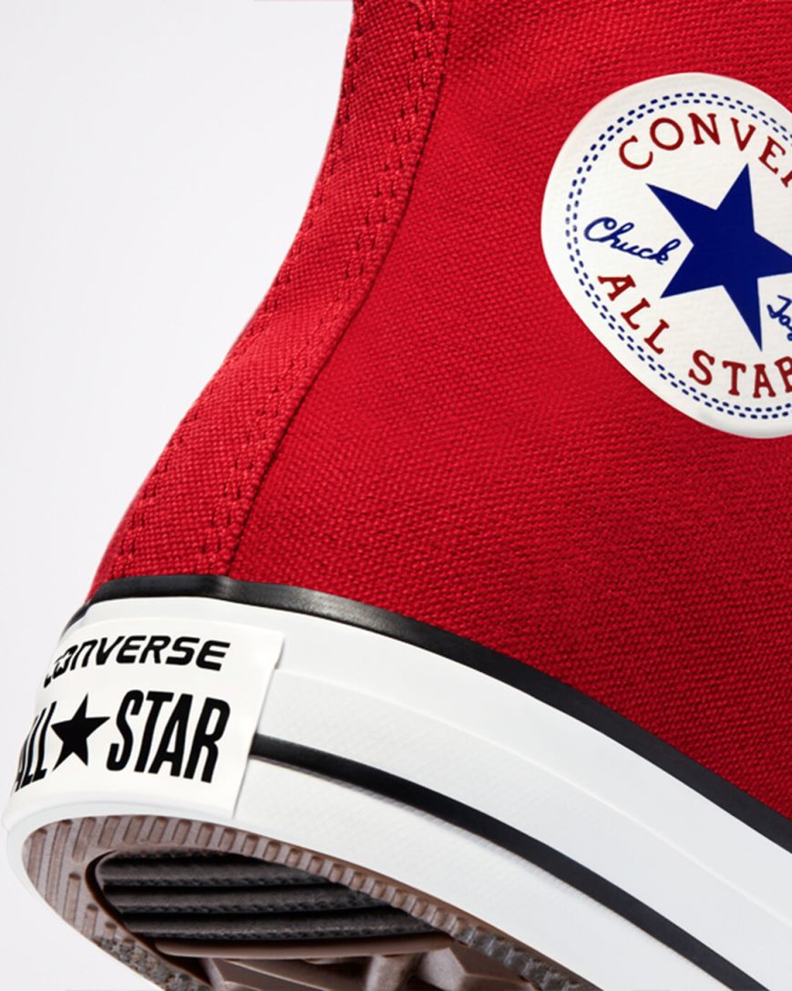 Red Converse Chuck Taylor All Star Classic Men's High Top Shoes | LJ538KI1L