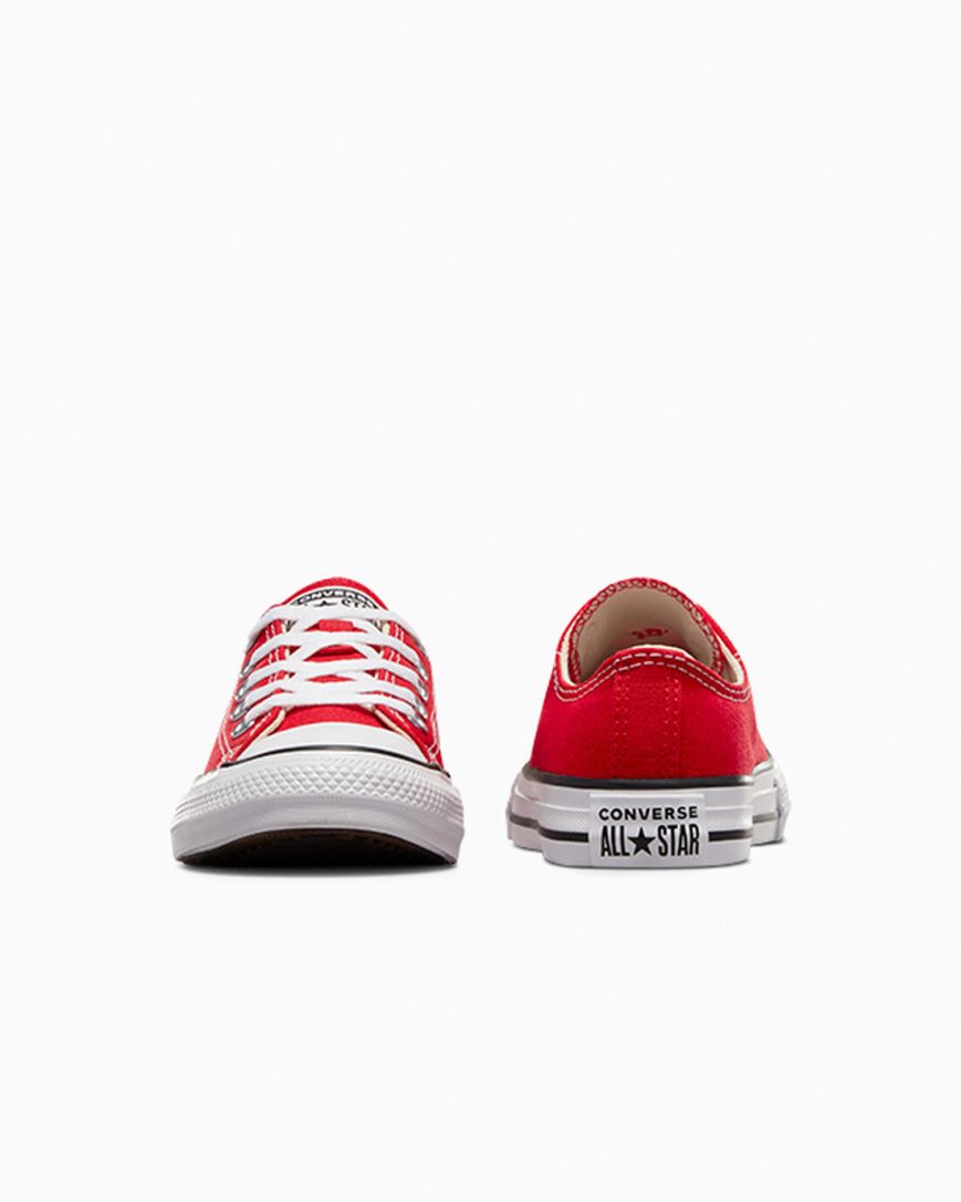 Red Converse Chuck Taylor All Star Classic Girls' Low Top Shoes | OP1K48LI9