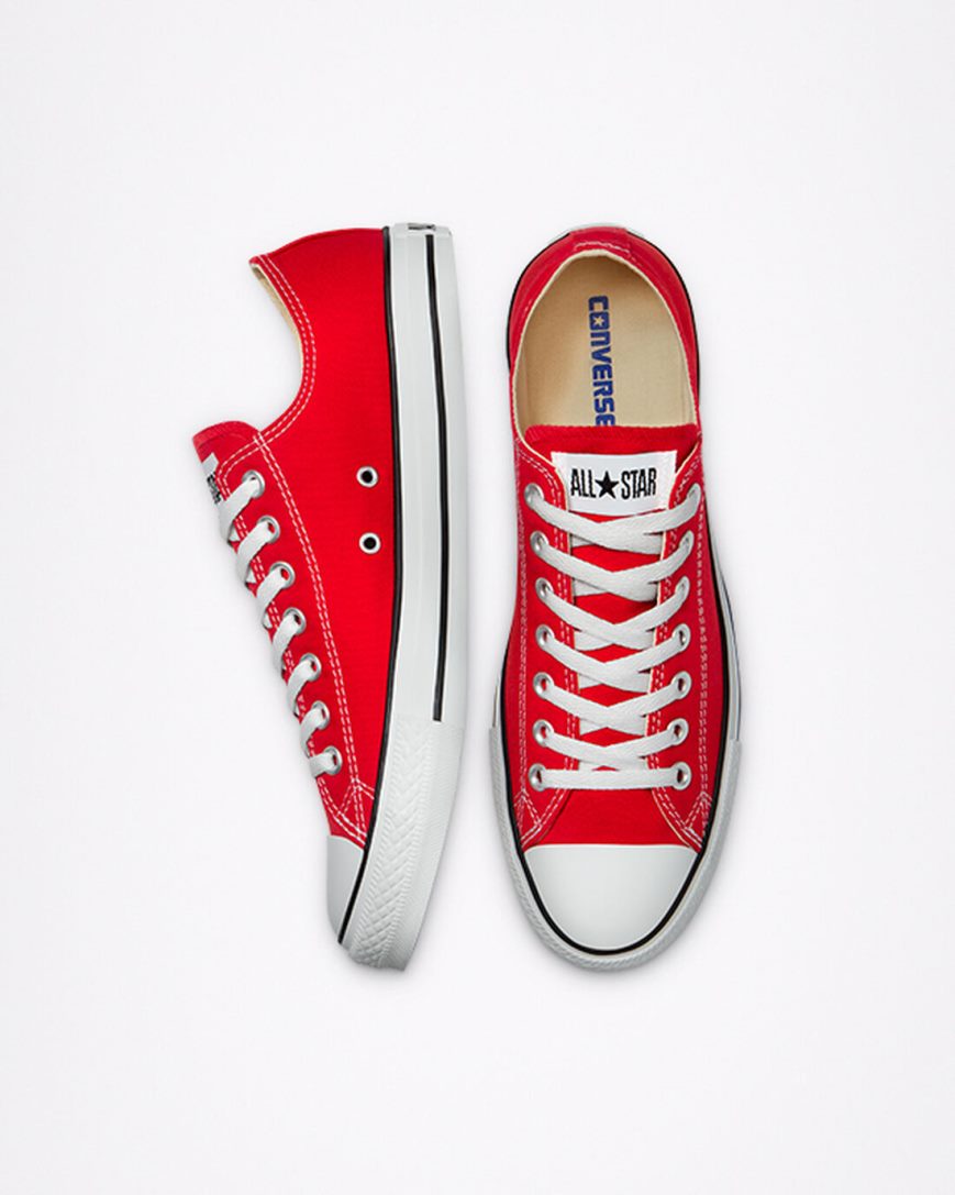 Red Converse Chuck Taylor All Star Classic Men's Low Top Shoes | VI4197IL3