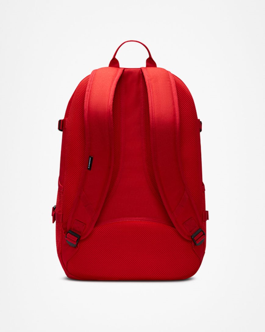 Red Converse Straight Edge Women's Backpacks | OB7491LK8