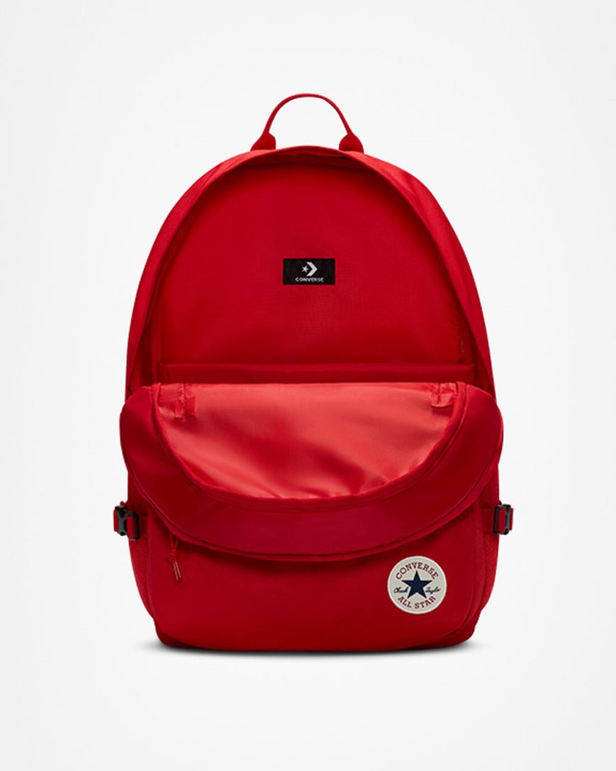 Red Converse Straight Edge Women's Backpacks | OB7491LK8