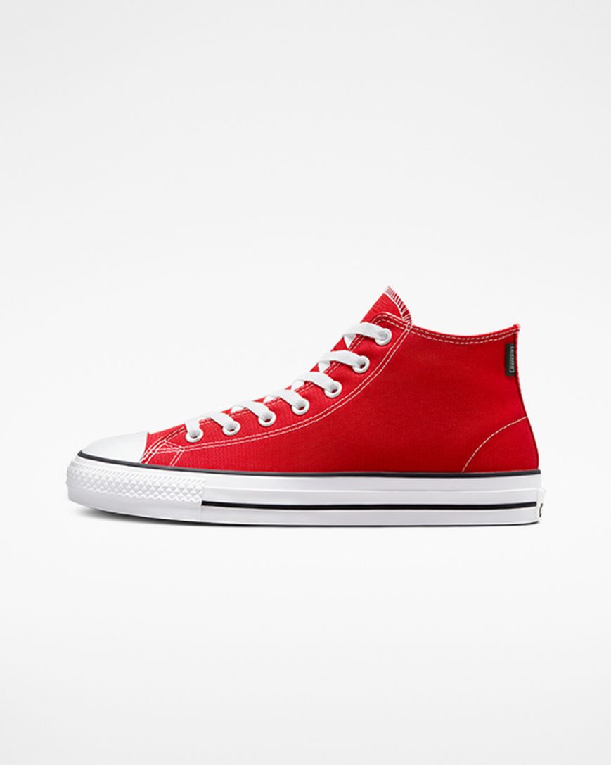 Red / White / Black Converse CONS Chuck Taylor All Star Pro Men's Skate Shoes | RK4L87195