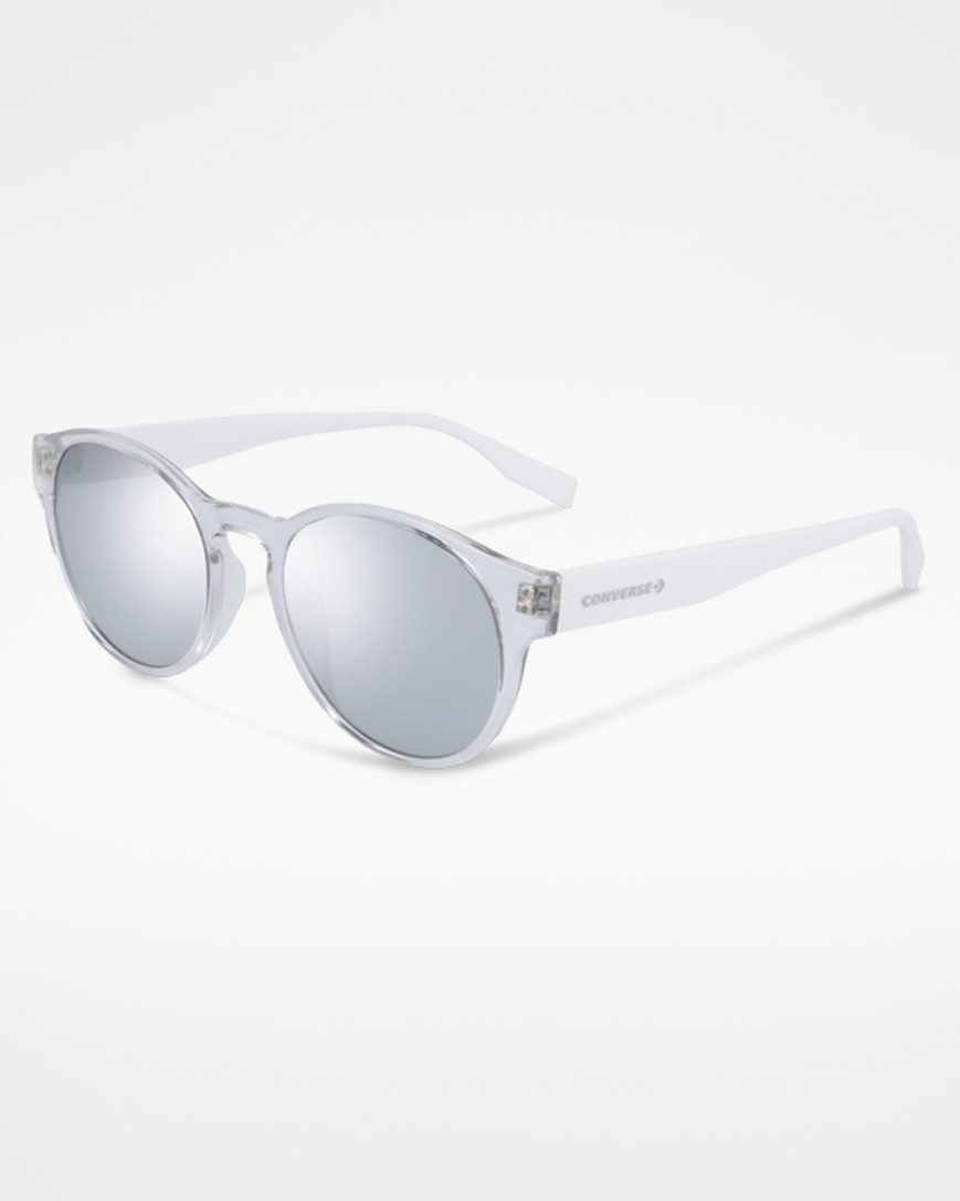 Silver White Converse Malden Women's Sunglasses | KD9I48L15